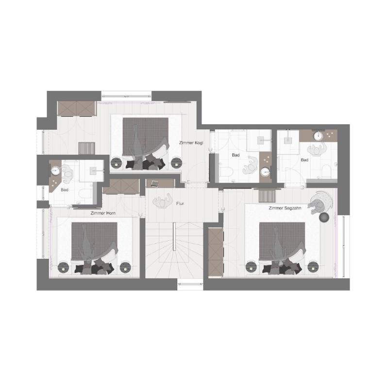 Haus Sonnblick Chalet - Chalet mit 3 Schlafzimmern - 42