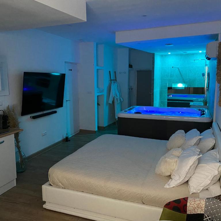 Superbe suite avec jacuzzi patio et sauna - Apartment mit 1 Schlafzimmer - 6