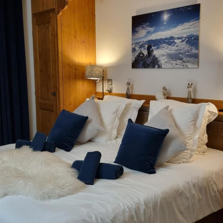 Arc 1950 Appartement de standing Refuge du Montagnard, vue incroyable sur le Montblanc, skis aux pieds Accès spa et piscine - One-Bedroom Apartment - 13
