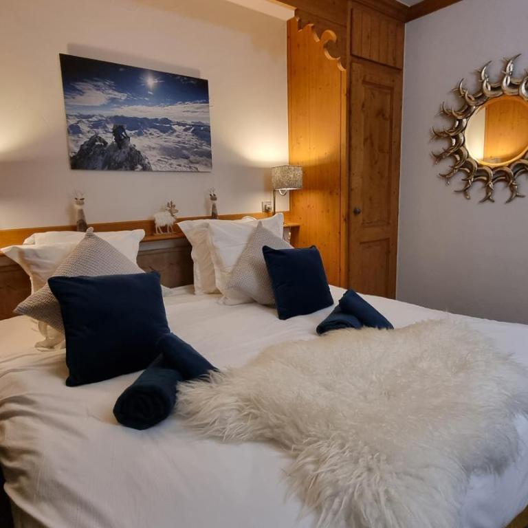 Arc 1950 Appartement de standing Refuge du Montagnard, vue incroyable sur le Montblanc, skis aux pieds Accès spa et piscine - One-Bedroom Apartment - 14