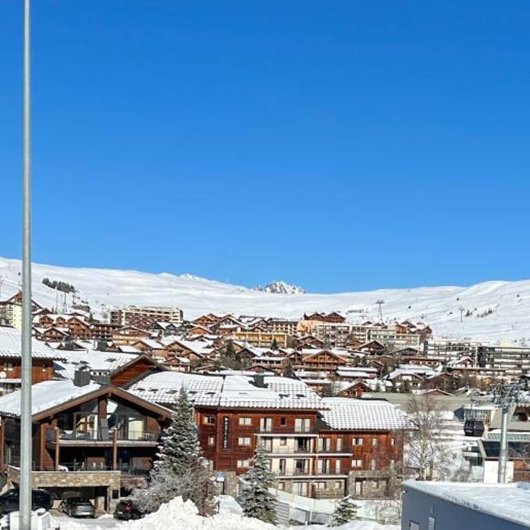 Le Val d'Huez, Vue sur le Village et le Domaine - Appartement 1 Chambre - 8