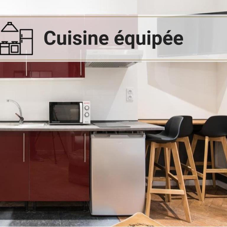 Centre/Place Jaurès * Studios MyCityHome * Mezzanine - Studio - 5