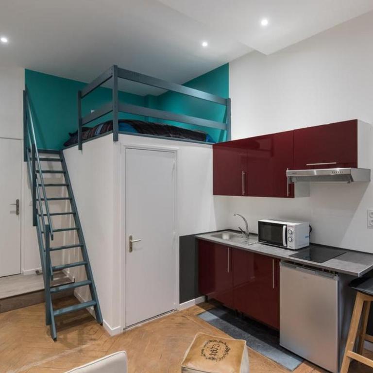 Centre/Place Jaurès * Studios MyCityHome * Mezzanine - Studio - 1