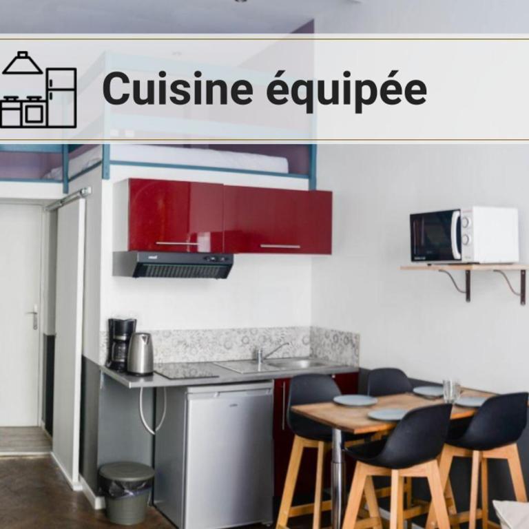 Centre/Place Jaurès * Studios MyCityHome * Mezzanine - Studio - 10