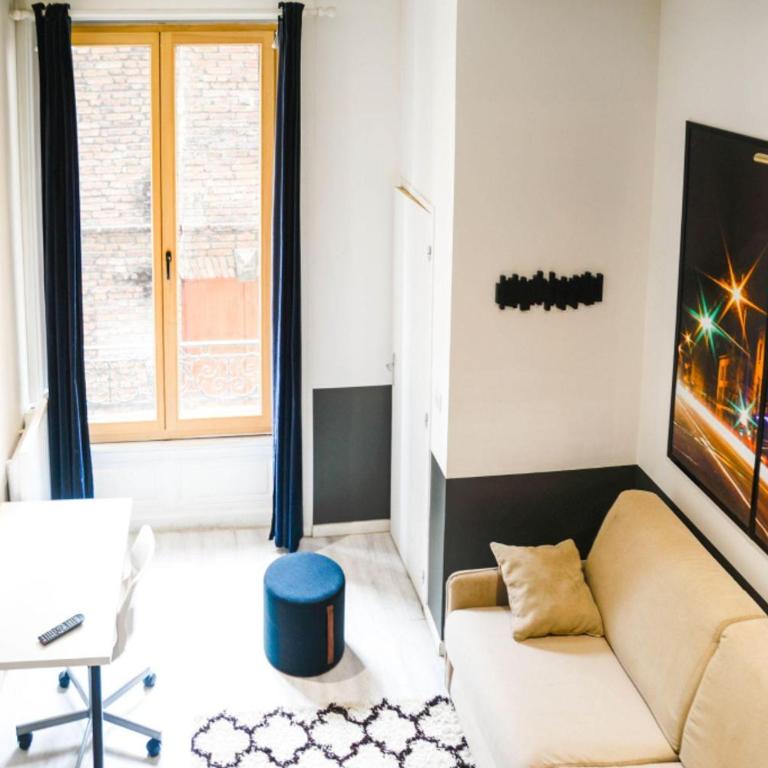 Centre/Place Jaurès * Studios MyCityHome * Mezzanine - Studio - 15