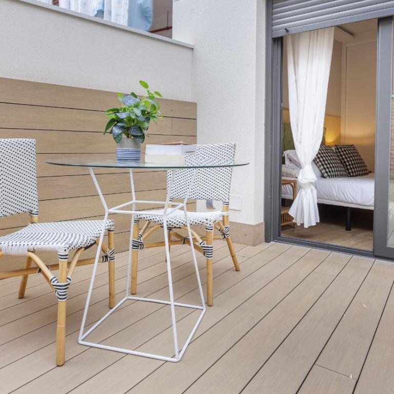 Rubik en Madrid - One bedroom with patio - 10