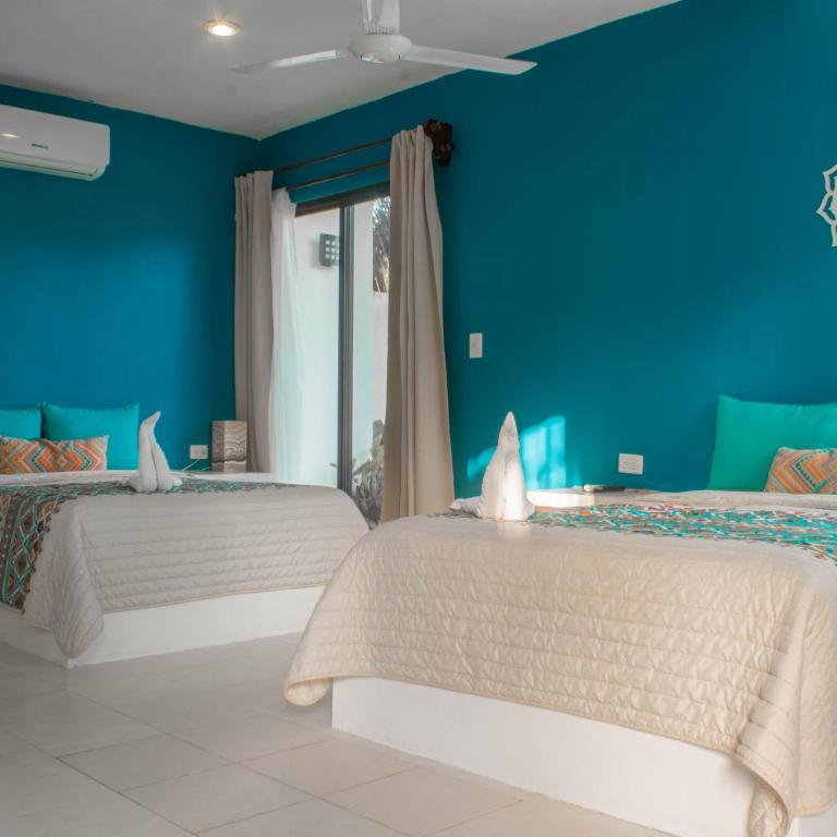 Azul 36 Hotel - Habitación Cuádruple Clásica - 3