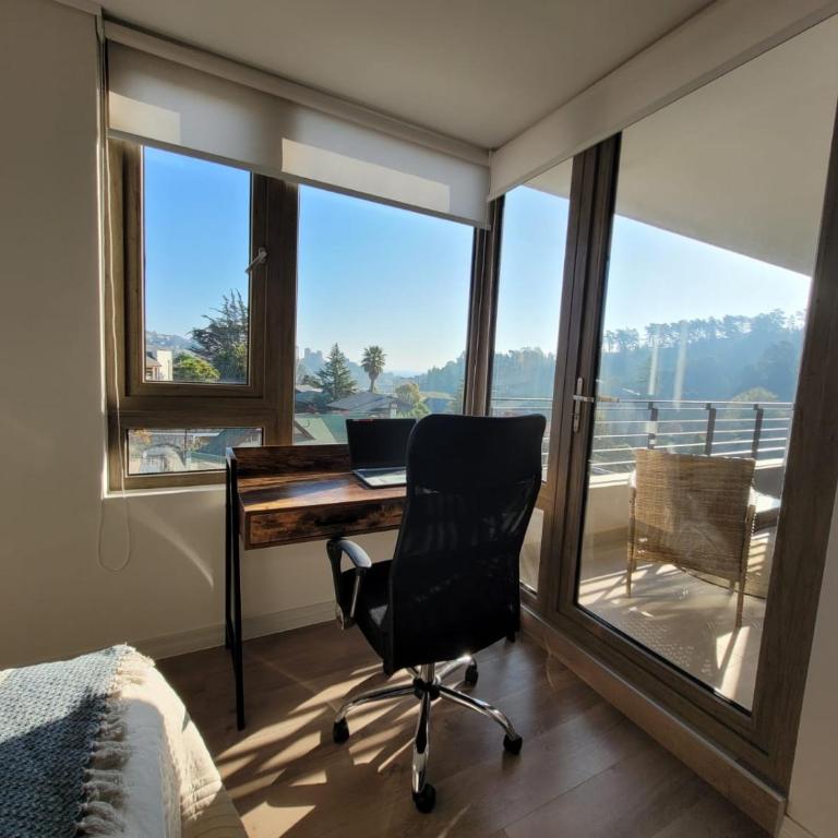 Hermoso departamento Reñaca con Piscina - Two-Bedroom Apartment - 5
