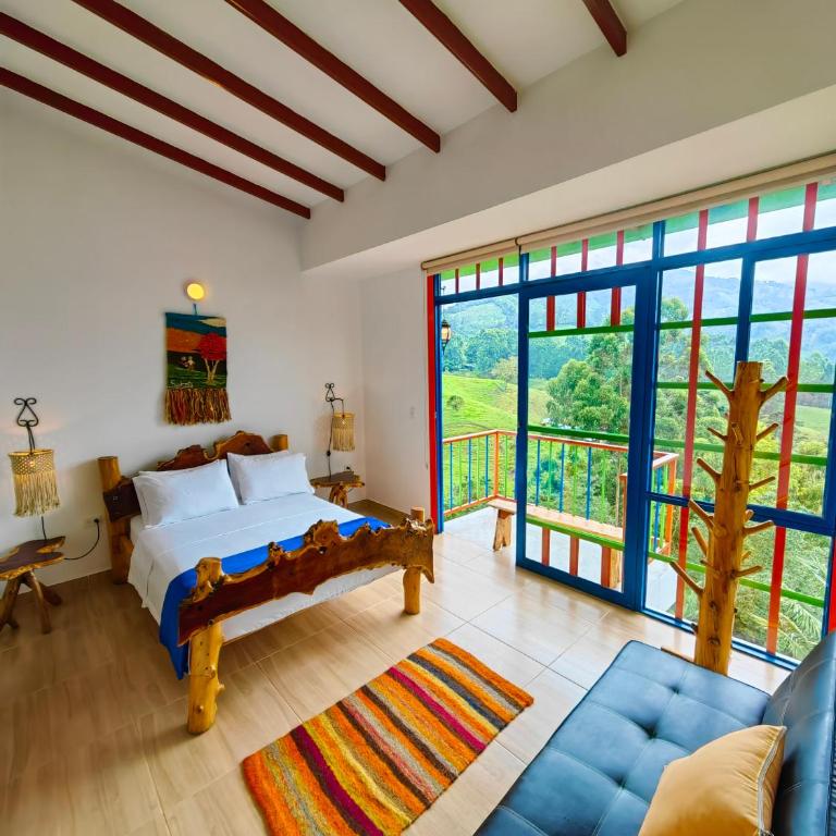 Hotel Salento Mirador - Habitación Doble con vistas a la montaña - 8