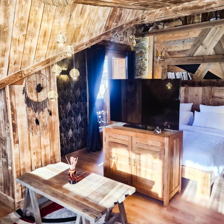 Studio Lachat - Centre village, vue montagnes - AravisTour - Studio - 9