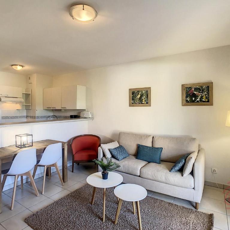 Bel F2 climatisé avec terrasse, proche Thermes et centre-ville, animaux acceptés - FR-1-451-154 - Appartement 1 Chambre - 5