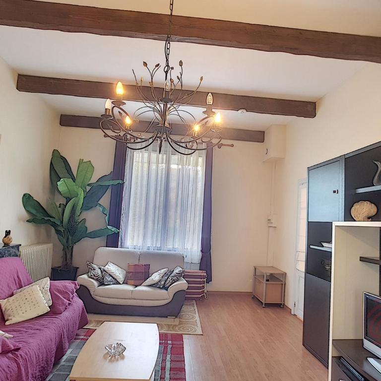 Charmant F2 avec terrasse près du centre et des thermes, animaux acceptés, options de services disponibles - FR-1-451-31 - Appartement 1 Chambre - 2