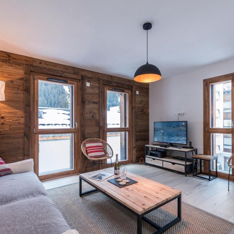 Duplex 3 étoiles pour 6 pers, Chamonix, parking privé - FR-1-343-189 - Apartamento - 3