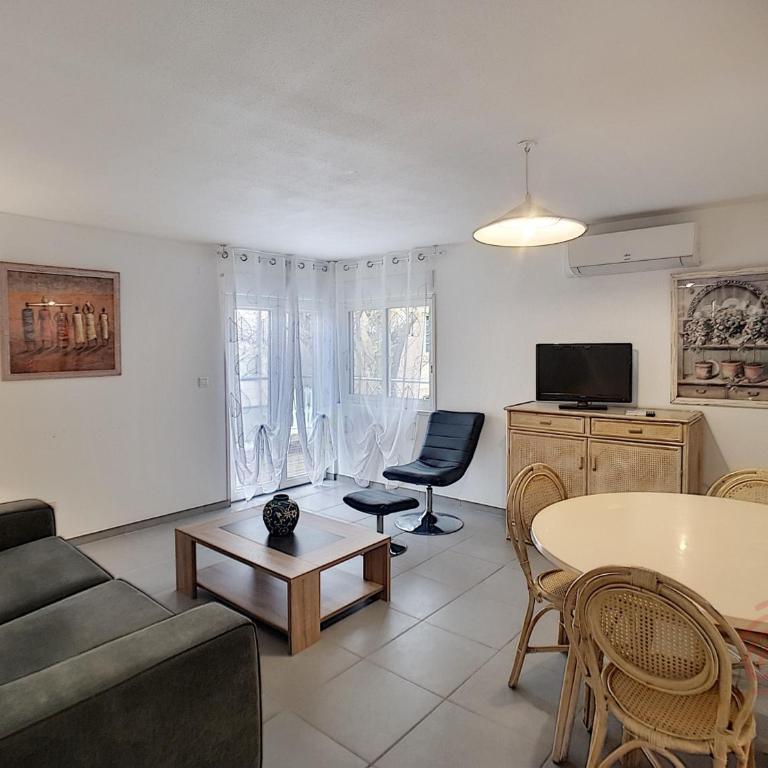 Appartement F2 climatisé avec terrasse, proche thermes et centre-ville, animaux acceptés, à Lamalou - FR-1-451-4 - Apartamento de 1 dormitorio - 1