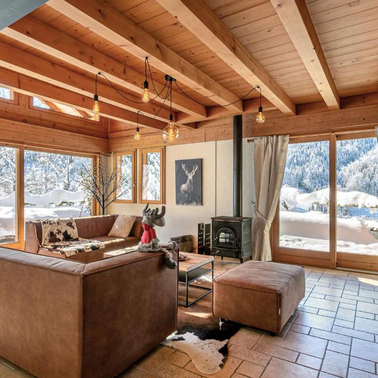 Chalet 4 Étoiles 13 Pers. à La Clusaz - Grande Terrasse, Garage, WIFI, Arrêt Skibus à Proximité - FR-1-437-81 - Chalé (13 adultos) - 1