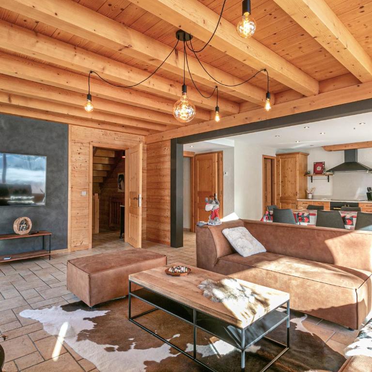 Chalet 4 Étoiles 13 Pers. à La Clusaz - Grande Terrasse, Garage, WIFI, Arrêt Skibus à Proximité - FR-1-437-81 - Chalé (13 adultos) - 6