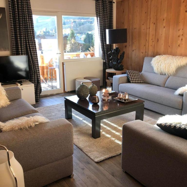 Bel appartement 3 pièces, 2 chambres, parking, Megeve Jaillet - Appartement 2 Chambres - 1