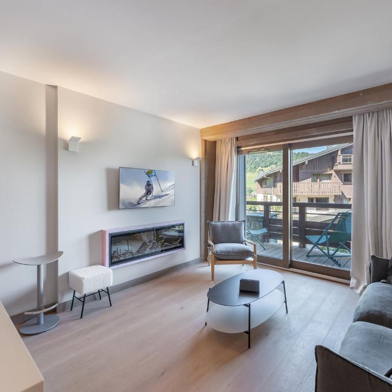 Appartement avec Espace Bien-Être à Megève, Piscine, Salle de Sport et Parking Électrique - FR-1-569-34 - Appartement (4 Adultes) - 1