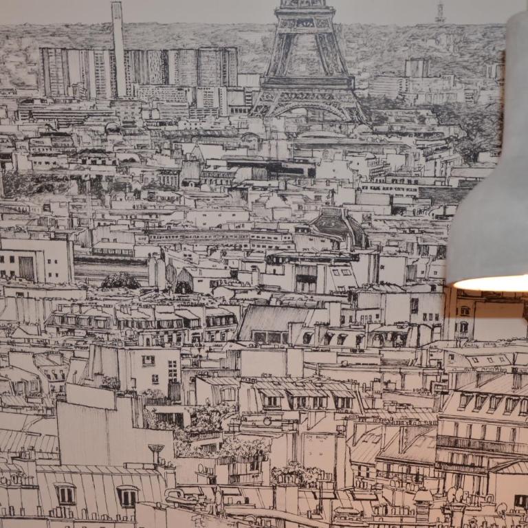 Cler Hotel - Chambre Double - Vue sur Tour Eiffel - 9