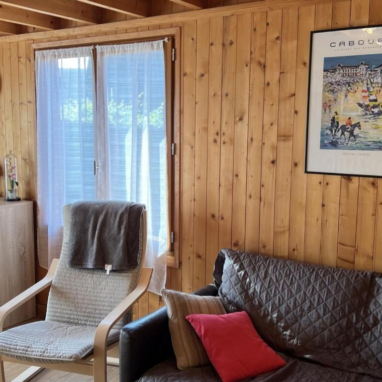Chalet 4 pièces à Cabourg avec jardin, proche piscine et tennis, idéal pour familles, 6 pers. max - FR-1-487-325 - Chalet (6 Adultes) - 4