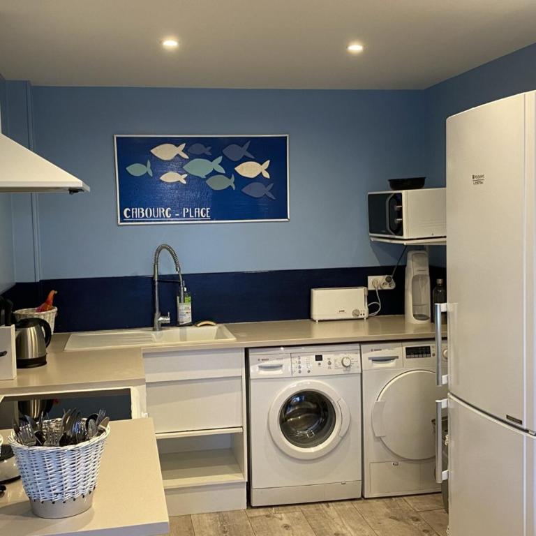 Grand Duplex en Front de Mer avec 3 Chambres, Animaux Acceptés, Equipements Complets, Cabourg - FR-1-487-321 - Appartamento (6 Adulti) - 9