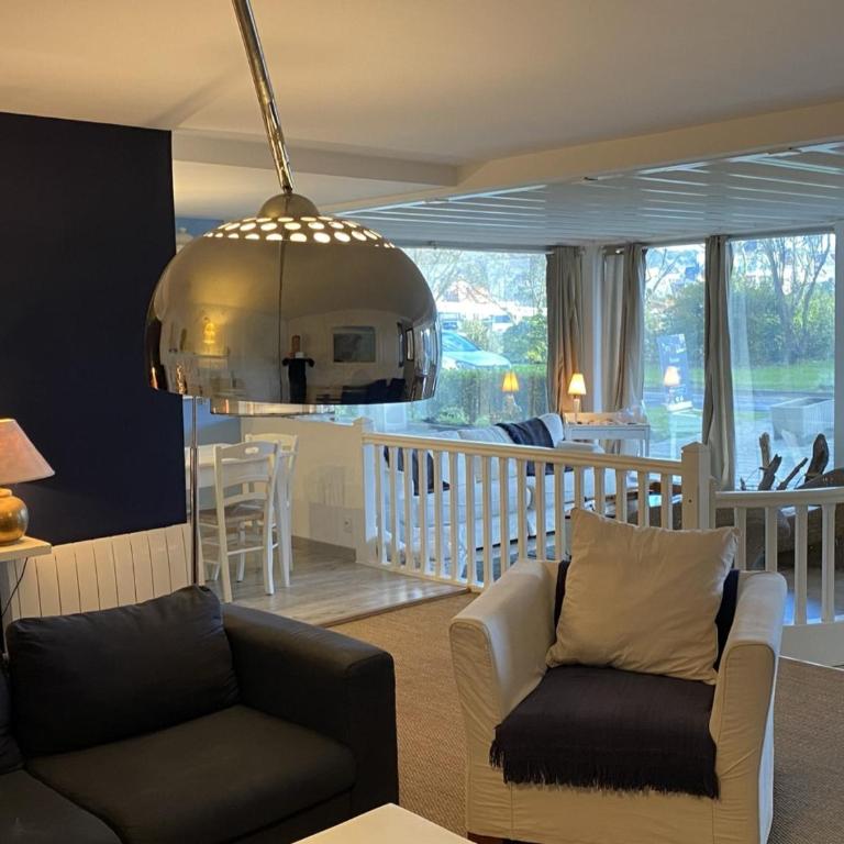 Grand Duplex en Front de Mer avec 3 Chambres, Animaux Acceptés, Equipements Complets, Cabourg - FR-1-487-321 - Appartamento (6 Adulti) - 1