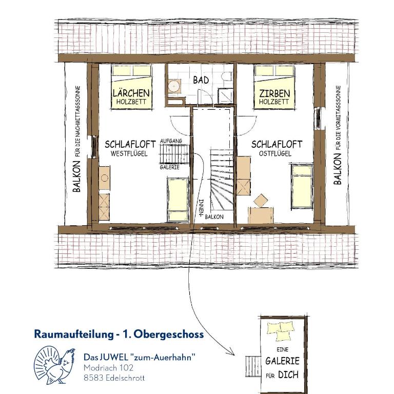 Ein JUWEL "zum-Auerhahn" - Haus mit 2 Schlafzimmern - 44