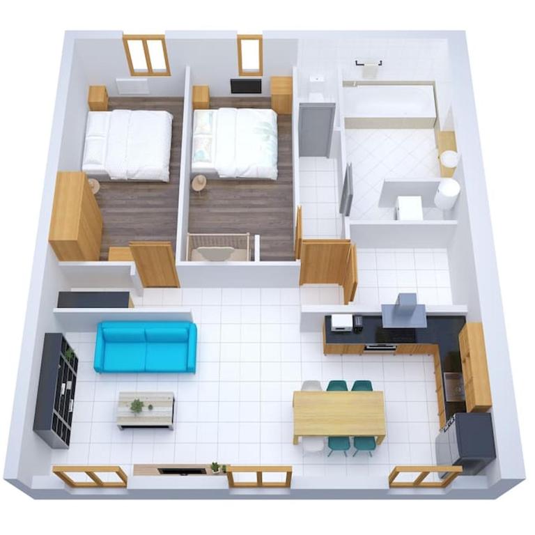 Vecchia Città Côté Vieille Ville # Yolo Alp Home - Appartamento con 2 Camere da Letto - 3