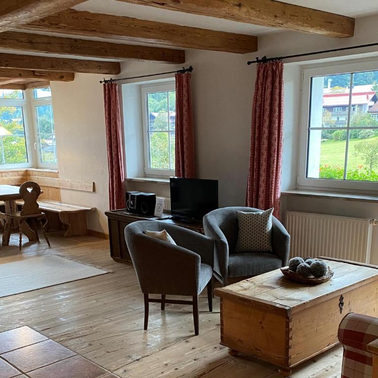 Chalet Jochpass Ferienwohnungen by HOTEL LANIG - Ferienwohnungen mit Zugang zum WellnessSpa im Hotel Lanig - Apartment mit 2 Schlafzimmern - 7