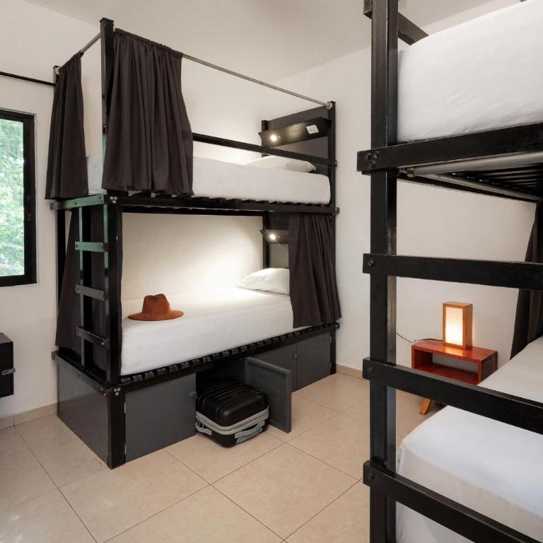 Che Tulum Hostel & Bar Adults Only - Cama en habitación femenina compartida de 4 camas - 5