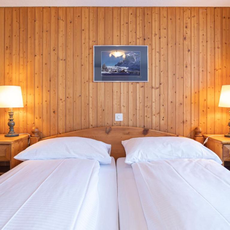 Jungfrau Lodge, Swiss Mountain Hotel - Doppelzimmer mit eigenem Bad und Blick auf den Eiger - 5