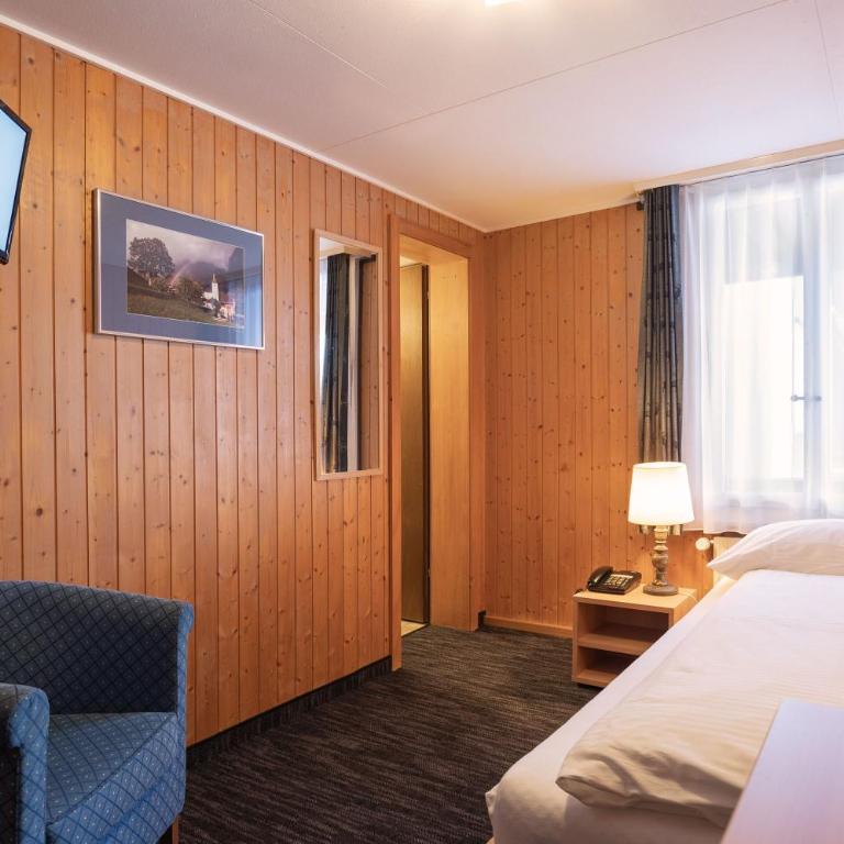 Jungfrau Lodge, Swiss Mountain Hotel - Einzelzimmer mit eigenem Bad - keine Aussicht - 3