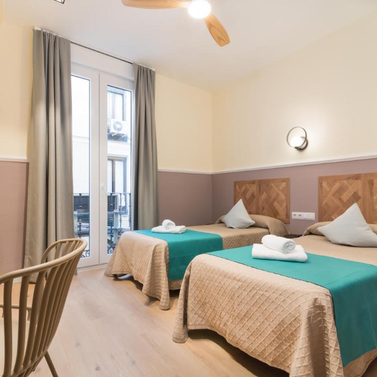 Hostal Evocare Madrid - Chambre Double Supérieure avec 2 Lits Simples - 12