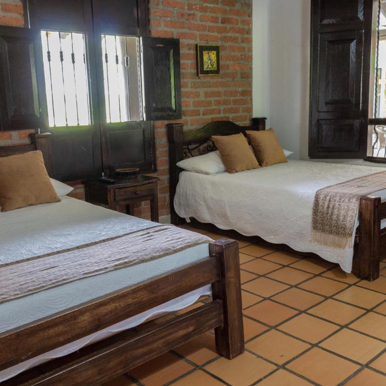 Finca Hotel Casa Nostra, villa Mariana - Habitación Doble Deluxe - 2 camas - 3