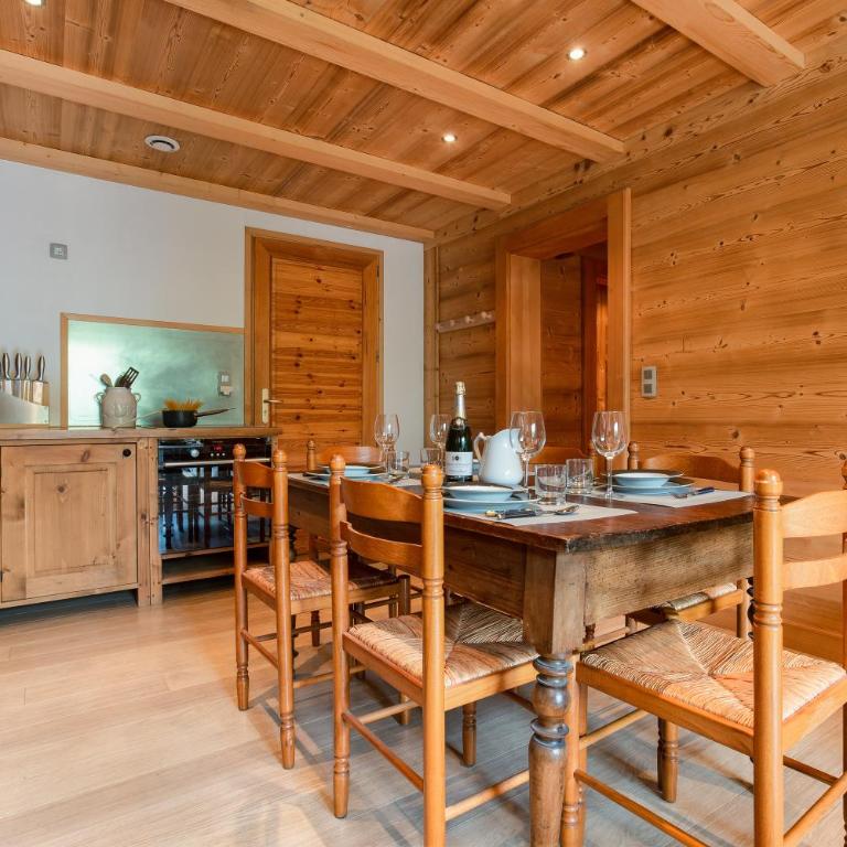 Apt La Sauvageonne in Servoz Balcony & Mountain views - Happy Rentals - Appartement avec Balcon - 11