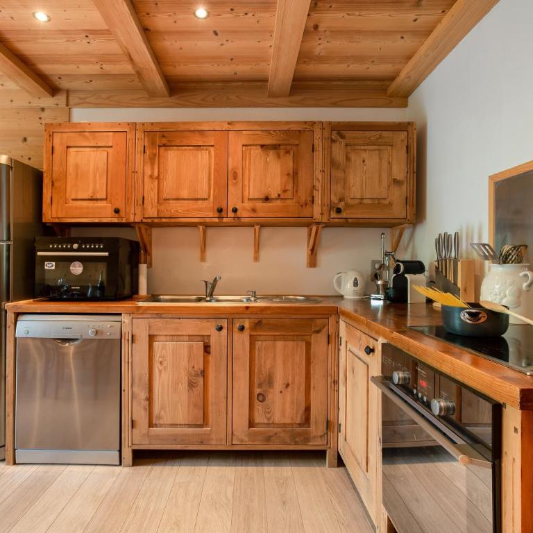 Apt La Sauvageonne in Servoz Balcony & Mountain views - Happy Rentals - Appartement avec Balcon - 12