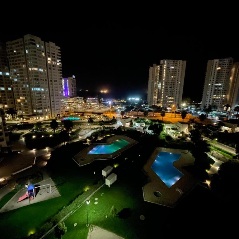 Departamento vista al mar, sector peñuelas casino enjoy. - Apartamento de 2 dormitorios - 4