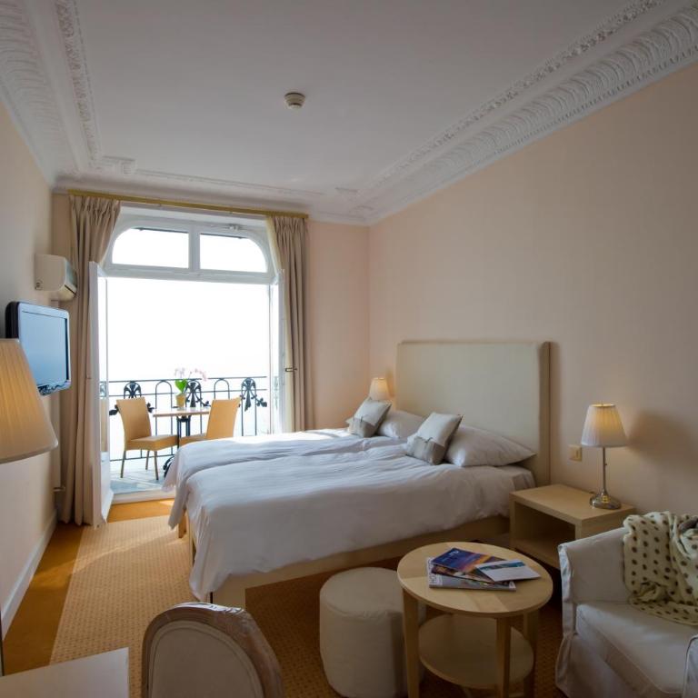 Hôtel du Grand Lac Excelsior - Deluxe Double Room with Balcony and Lake View - 2