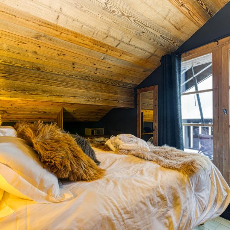 Appartement style chalet 5* vue Mont-Blanc - Arc 1950 - Appartement 2 Chambres - 12