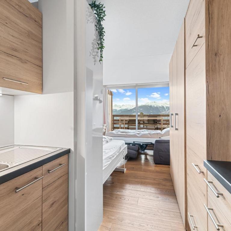 Chaleureux studio à Anzère, accessible à ski, proche de tout - Apartment mit 1 Schlafzimmer - 7