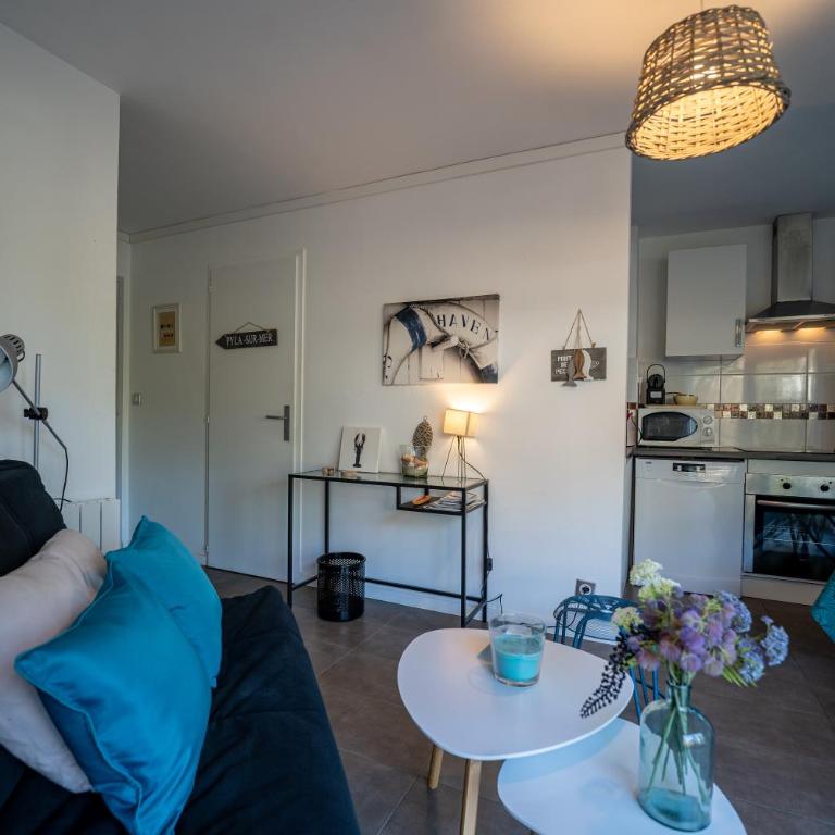 L'Orée - Appartement cosy face aux pins - Apartment mit 1 Schlafzimmer - 5