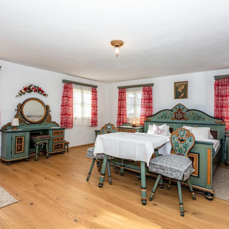 Appartement & Ferienwohnung am Baby & Kinderbauerhof Stefflhof - Apartment mit 2 Schlafzimmern und Bergblick - 5