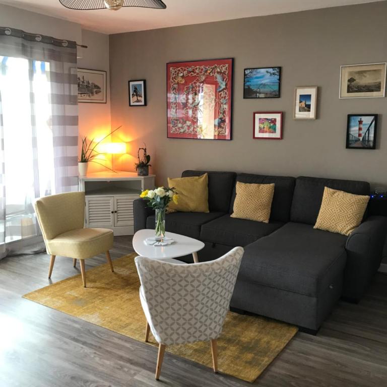 Bel appartement avec terrasse, piscine, parking privé et club de tennis, padel en sus - Appartement 1 Chambre - 5