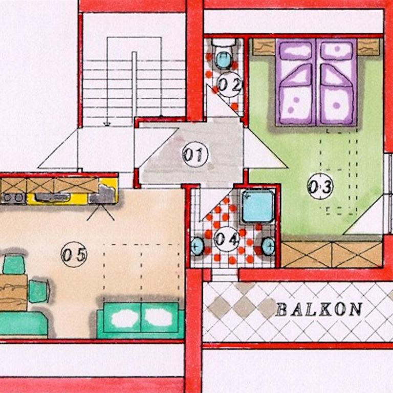 Apart Bergblick - Comfort Apartment mit 1 Schlafzimmer - 5