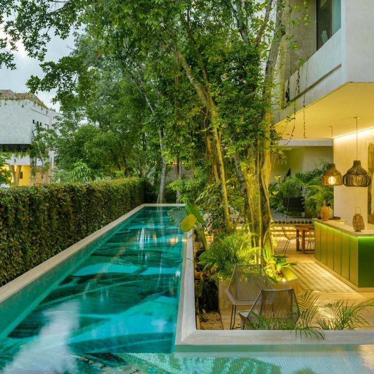 204 Hidden Gem apartment in the heart of Tulum w/ huge private terrace and pool for 6 Pax - Appartement 2 Chambres - 18