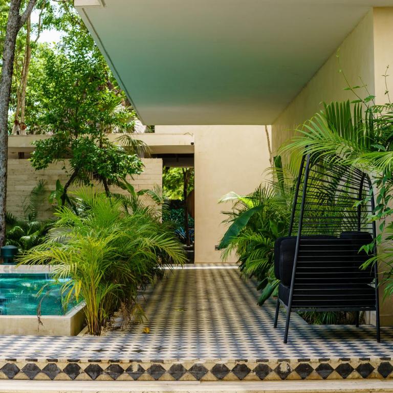 204 Hidden Gem apartment in the heart of Tulum w/ huge private terrace and pool for 6 Pax - Appartement 2 Chambres - 19