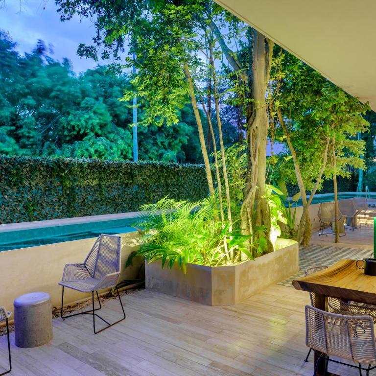 204 Hidden Gem apartment in the heart of Tulum w/ huge private terrace and pool for 6 Pax - Appartement 2 Chambres - 26