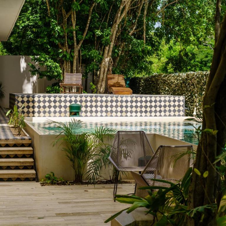 204 Hidden Gem apartment in the heart of Tulum w/ huge private terrace and pool for 6 Pax - Appartement 2 Chambres - 27