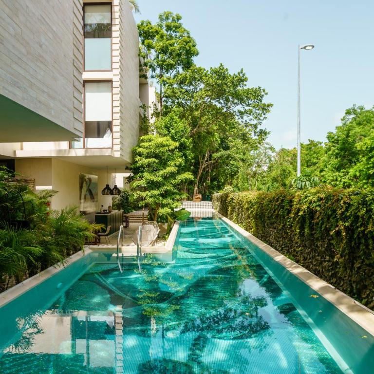 204 Hidden Gem apartment in the heart of Tulum w/ huge private terrace and pool for 6 Pax - Appartement 2 Chambres - 25