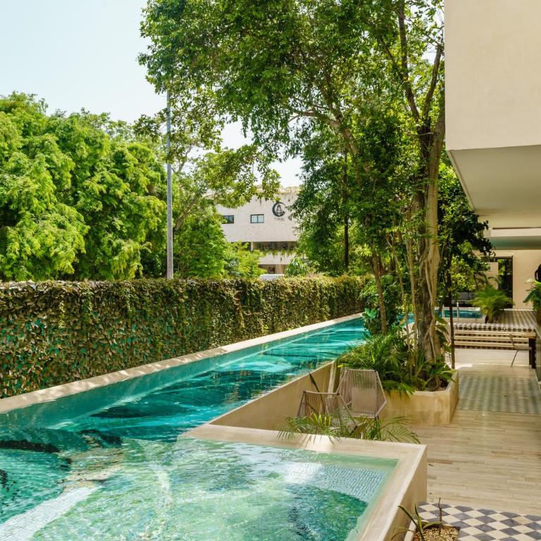 204 Hidden Gem apartment in the heart of Tulum w/ huge private terrace and pool for 6 Pax - Appartement 2 Chambres - 29